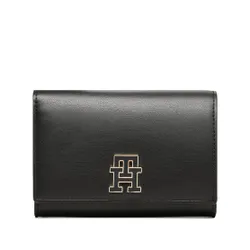 Büyük Kadın Cüzdan Tommy Hilfiger Th Chic Med Flap Cüzdan AW0AW14887 BDS