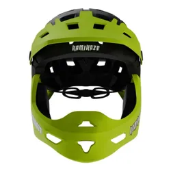 Kask KAMIKAZE Ronin Zielony Full Face (rozmiar M)