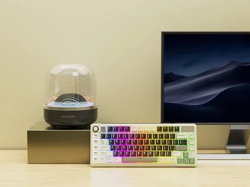 Klawiatura ROYAL KLUDGE L75 Mocha Grey Cream Switch