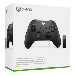 Microsoft Xbox Series Pad беспроводной Геймпад для Xbox, PC + адаптер-carbon black