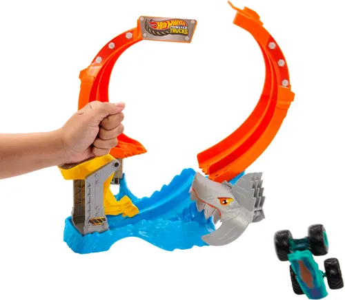 Tor Hot Wheels Monster Trucks Pętla rekina JFR08