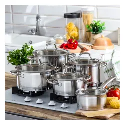 TESCOMA President niski 5 l - garnek ze stali nierdzewnej z pokrywką do odcedzania