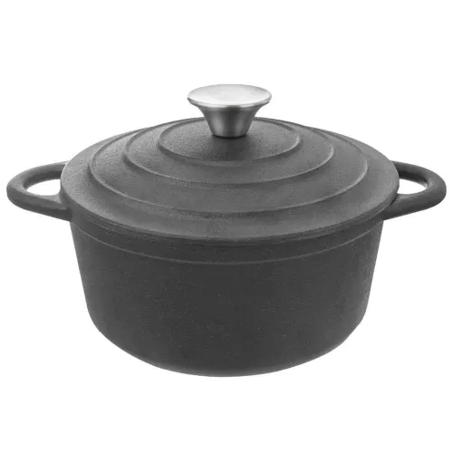 Garnek żeliwny z pokrywką 2,7 l