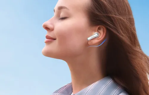 Słuchawki bezprzewodowe Earfun Air2 Dokanałowe Bluetooth 5.3 Biały