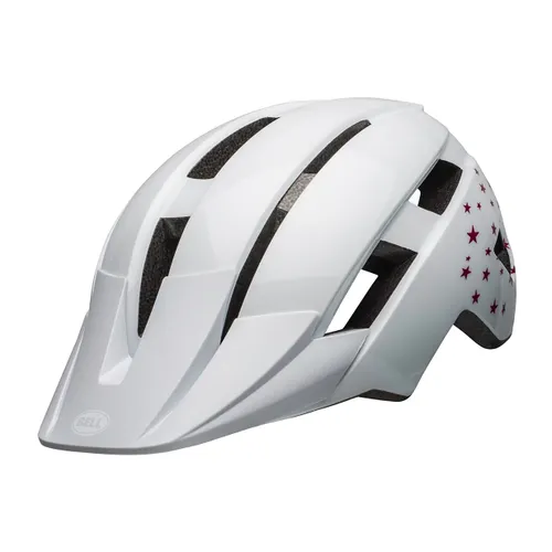 Kask rowerowy dziecięcy Bell Sidetrack II Jr stars gloss/white