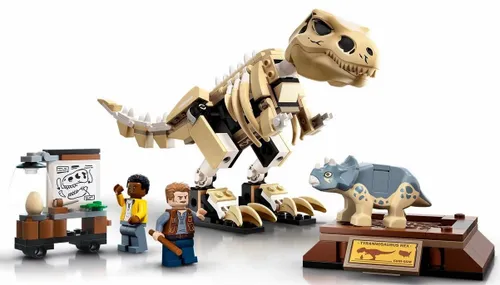 LEGO Jurassic World 76940 выставка окаменелостей тираннозавра