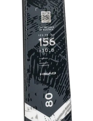 Narty allmountain HEAD KORE X80 LYT + wiązanie HEAD PRW 11 z GRIP WALK - Długość (cm) - 156