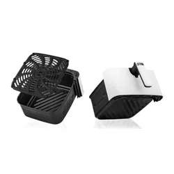 Air Fryer Frytkownica beztłuszczowa BERDSEN BD-662 Biały 6.5l 8 automatycznych programów