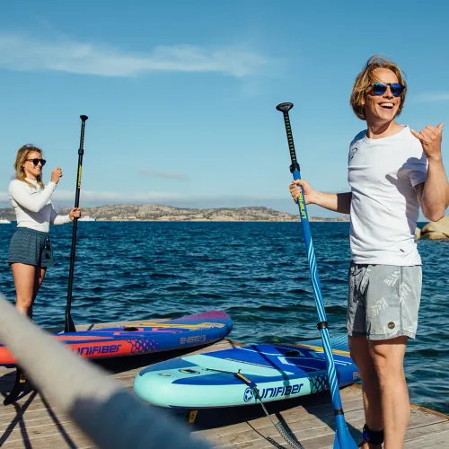 SUP-доска Unifiber Energy Allround iSup 10'7'' FCD, включая весло и поводок