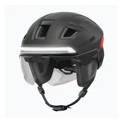 Kask rowerowy z kierunkowskazami ABUS Hyp-e Ace volcano titan