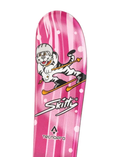 Powystawowe narty dziecięce TECNOPRO SKITTY + wiązanie TECNOPRO NTC 4.5 - Długość (cm) - 90