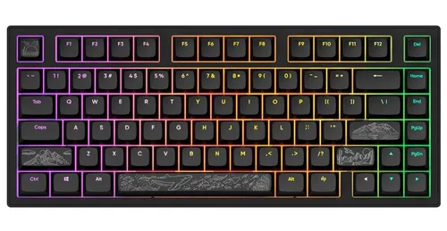 Klawiatura DARK PROJECT ALU81A Terra Nostra Czarny