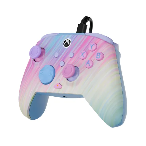 Pad Turtle Beach Rematch Advanced Cotton Candy do Xbox Przewodowy Różowo-niebieski