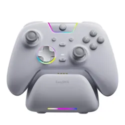 Pad EasySMX X05Pro do Nintendo Switch, PC Bezprzewodowy Biały + Stacja dokująca