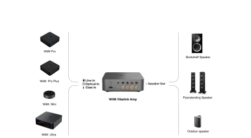 Wzmacniacz WiiM Vibelink Amp Szary