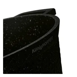 Patelnia marmurowa na indukcję krótkie uchwyty Konighoffer Escuro 28 cm