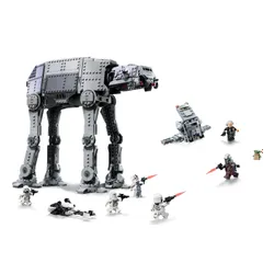 LEGO Star Wars 75454 Mandalorian AT-AT Resztek Imperium, zestaw klocków 10+