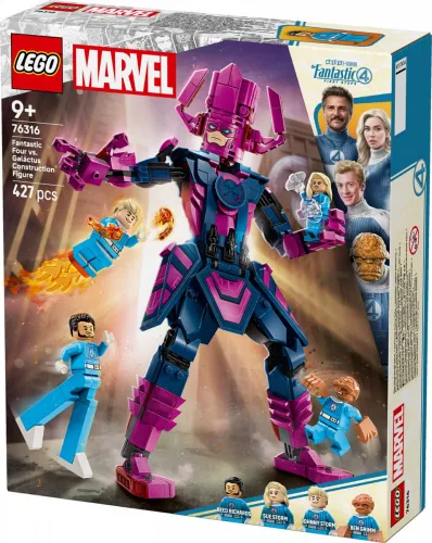 LEGO Klocki Super Heroes 76316 Figurka Fantastycznej Czwórki kontra Galactus