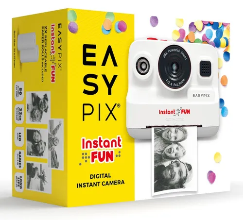 Aparat natychmiastowy EASYPIX InstantFUN Biały