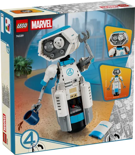 LEGO Marvel 76339 Fantastyczna Czwórka H.E.R.B.I.E., zestaw klocków 10+