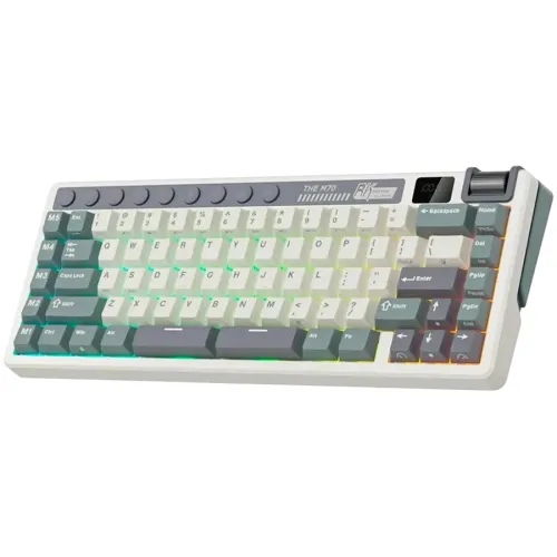 Klawiatura mechaniczna Royal Kludge RK-M70 Cyan Purple Beige Switch Cyjanowo-Fioletowy