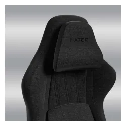 Fotel Hator Darkside 3 Fabric Size M Gamingowy do 100kg Tkanina Czarny