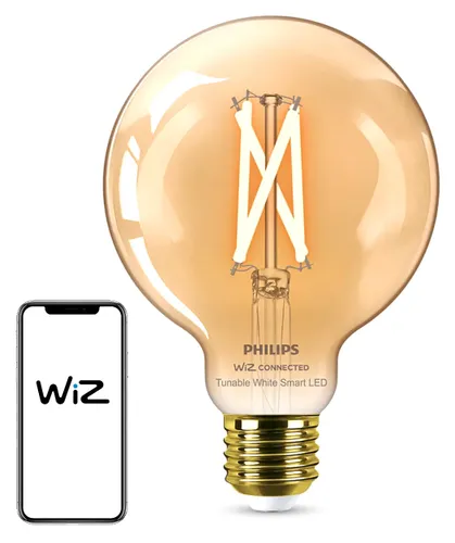 Inteligentna żarówka LED PHILIPS WFB G125 920-50 AMB 1PF 6 7W E27 Wi-Fi