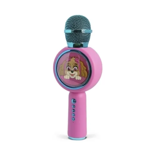 Mikrofon z głośnikiem Bluetooth OTL Technologies PAW Patrol Skye PopSing LED Light Up Wireless Karaoke 5W Różowy