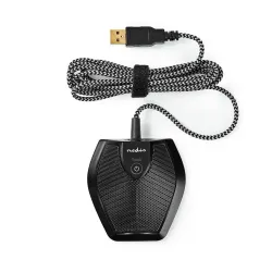 Mikrofon Nedis MICCU100BK Przewodowy Czarny