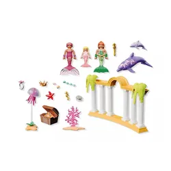 Playmobil Zestaw z figurkami 71861 Syrenki ze skarbem i delfinem