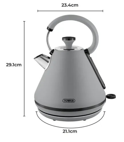 Czajnik Tower Sera T10079GRY 1,7l 3000W