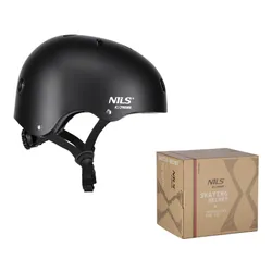 Kask NILS EXTREME MR290 Czarny (rozmiar S) + Zestaw ochraniaczy