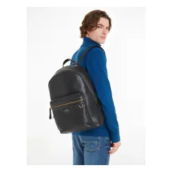 Tommy Hilfiger Th Premium rucsac din piele AM0AM11564 Negru BDS