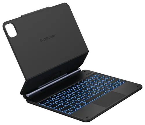 Etui na iPad Air 13 cali TYPECASE Edge Czarny Klawiatura