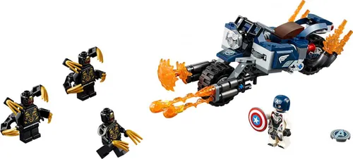 Конструктор Lego Marvel Капитан Америка: атака Outriders (76123)