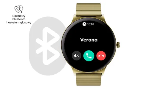 Smartwatch GARETT Verona 2 Złoty Mesh