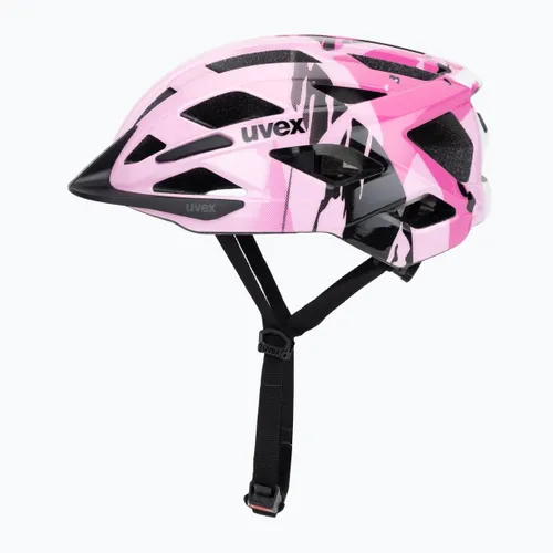 Kask rowerowy dziecięcy UVEX Air Wing 2 strawberry/black