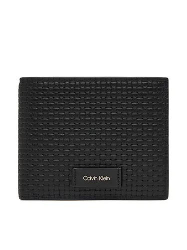 Кошелек Calvin Klein Embossed Woven Billfold с отделением для монет LV04D1125G