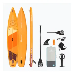 Deska SUP AQUASTIC Touring 12'6" pomarańczowy