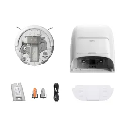 Robot sprzątający DJI Romo A Funkcja mopowania Stacja oczyszczająca Tworzenie mapy pomieszczenia 56,64dB Biały