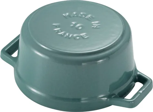 Mini garnek żeliwny okrągły , eukaliptusowy STAUB MINI COCOTTE 250 ML Eukaliptusowy
