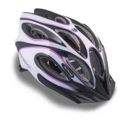 Kask rowerowy Author Skiff biało-fioletowy