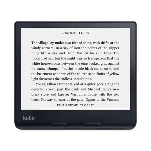 Czytnik E-booków Kobo Sage - 8" - 32GB - WiFi - Bluetooth - czarny