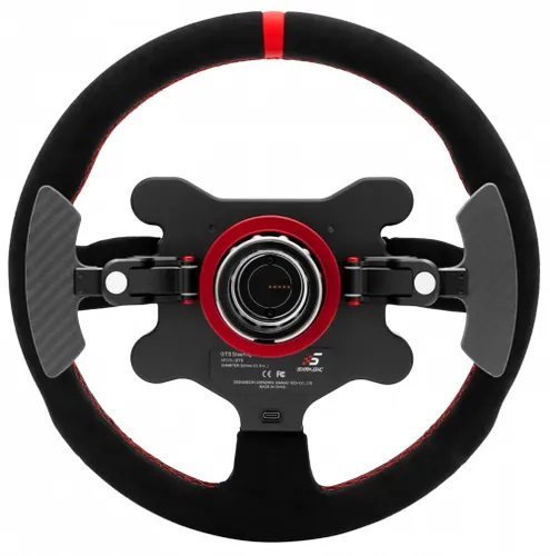 Kierownica Simagic GT Sport Alcantara 30 cm z łopatkami i podświetleniem LED