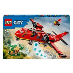 Конструктор LEGO City пожарный спасательный самолет (60413)