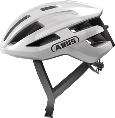 Kask rowerowy ABUS PowerDome Shiny Biały Szosowy (rozmiar S)