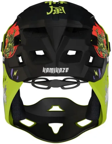 Kask KAMIKAZE Ronin Zielony Full Face (rozmiar S)