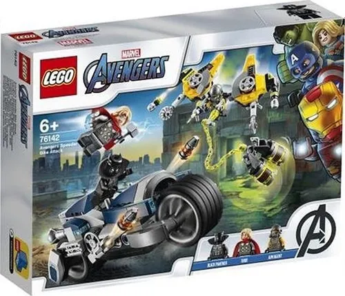 Конструктор Lego Marvel борьба на мотоцикле (76142)