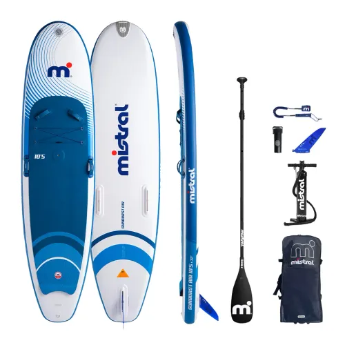 SUP доска Mistral Sunburst Air 10'5 синий/белый