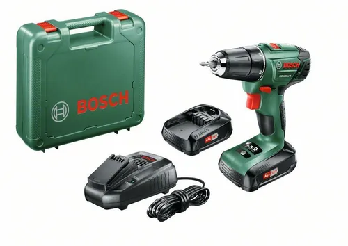 Дрель-шуруповерт аккумуляторная Bosch PSR 1800 LI-2 2x1. 5Ah